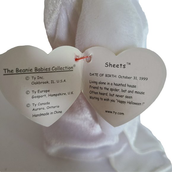 TY Retired SHEETS Beanie Baby - Picture 3 of 4